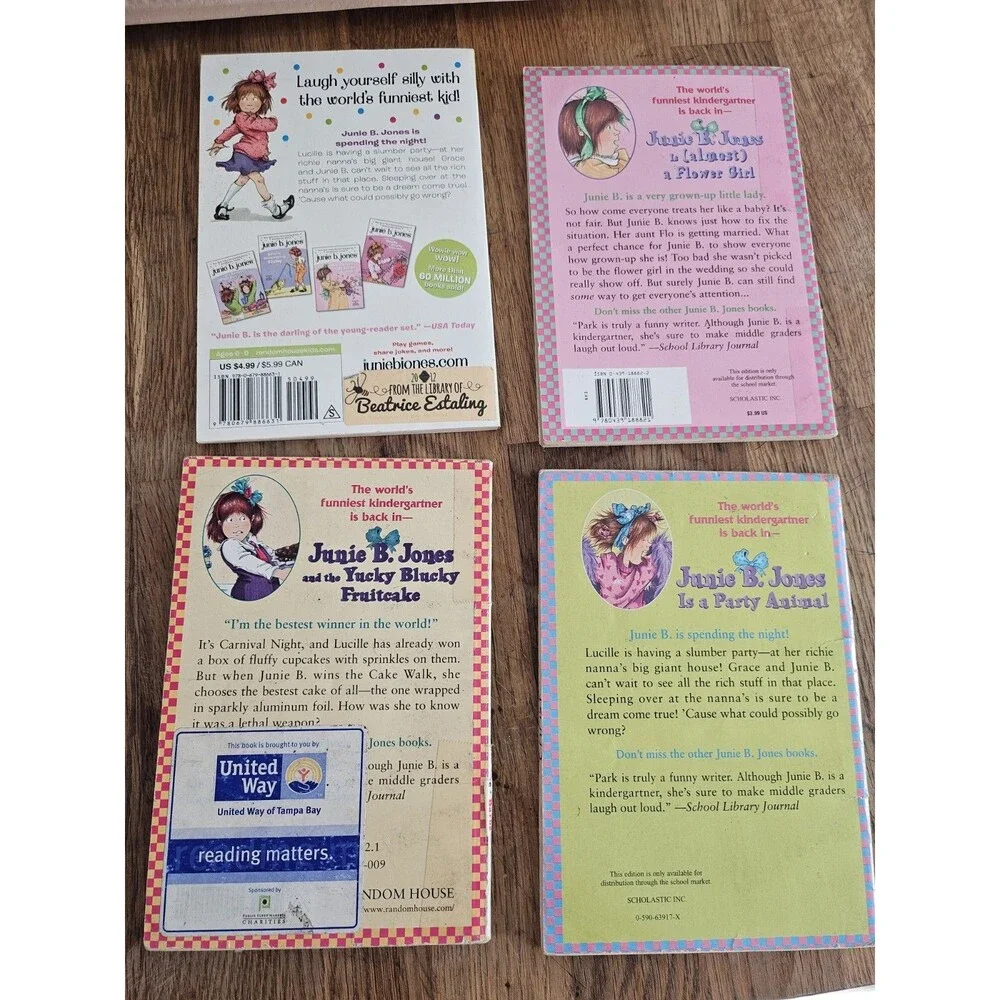Lot of 4 Judy Bloom Books Paperback. Homeschooling Summer Reading. 2nd-3rd Grade
